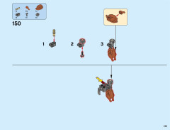 LEGO 70657 instructions page 139 – build guide