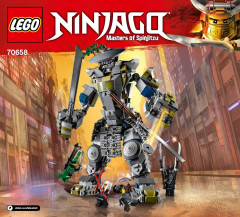 LEGO 70658 instructions page 1 – build guide