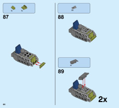 LEGO 70658 instructions page 44 – build guide