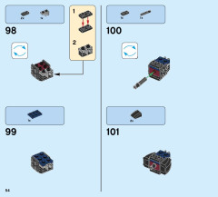 LEGO 70658 instructions page 54 – build guide