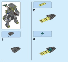 LEGO 70658 instructions page 8 – build guide