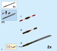LEGO 70658 instructions page 84 – build guide