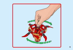 LEGO 70659 instructions page 9 – build guide