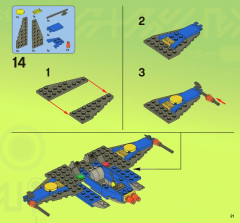 LEGO 7066 instructions page 21 – build guide