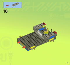 LEGO 7066 instructions page 45 – build guide