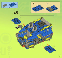 LEGO 7066 instructions page 77 – build guide
