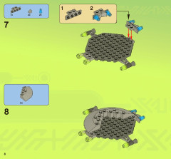 LEGO 7066 instructions page 8 – build guide