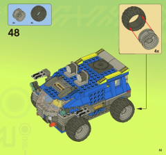 LEGO 7066 instructions page 83 – build guide