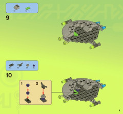LEGO 7066 instructions page 9 – build guide