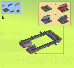 LEGO 7066 instructions page 6 – build guide