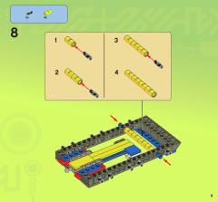 LEGO 7066 instructions page 9 – build guide