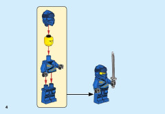 LEGO 70660 instructions page 4 – build guide