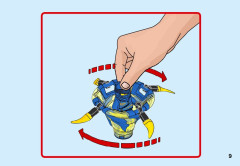 LEGO 70660 instructions page 9 – build guide