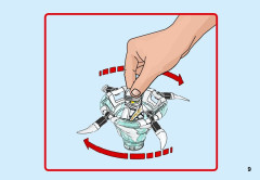 LEGO 70661 instructions page 9 – build guide