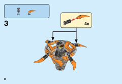 LEGO 70662 instructions page 8 – build guide