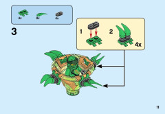LEGO 70664 instructions page 11 – build guide