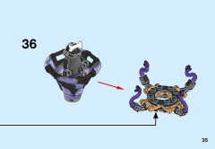 LEGO 70664 instructions page 35 – build guide