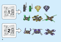 LEGO 70664 instructions page 4 – build guide