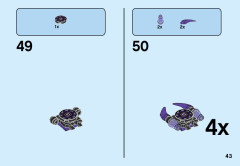 LEGO 70664 instructions page 43 – build guide