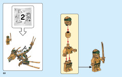 LEGO 70666 instructions page 22 – build guide