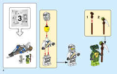 LEGO 70667 instructions page 2 – build guide