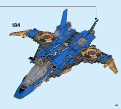 LEGO 70668 instructions page 129 – build guide