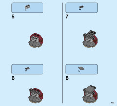 LEGO 70668 instructions page 133 – build guide