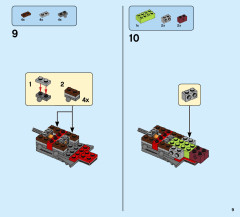 LEGO 70669 instructions page 9 – build guide