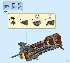 LEGO 70669 instructions page 43 – build guide
