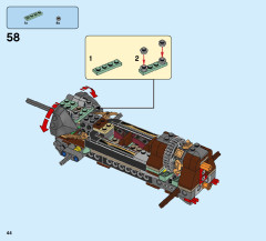 LEGO 70669 instructions page 44 – build guide