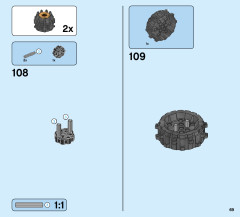 LEGO 70669 instructions page 69 – build guide
