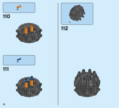 LEGO 70669 instructions page 70 – build guide
