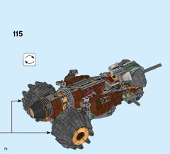 LEGO 70669 instructions page 72 – build guide