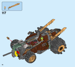 LEGO 70669 instructions page 74 – build guide