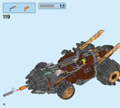 LEGO 70669 instructions page 76 – build guide