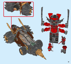 LEGO 70669 instructions page 81 – build guide