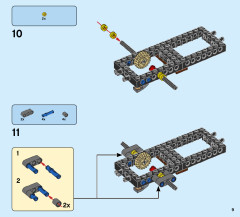 LEGO 70669 instructions page 9 – build guide