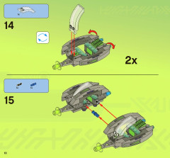 LEGO 7067 instructions page 10 – build guide