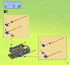 LEGO 7067 instructions page 17 – build guide