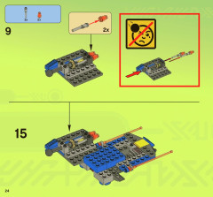 LEGO 7067 instructions page 24 – build guide