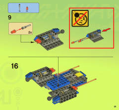 LEGO 7067 instructions page 29 – build guide