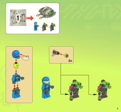 LEGO 7067 instructions page 3 – build guide