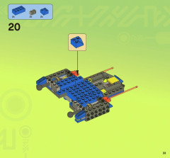 LEGO 7067 instructions page 33 – build guide