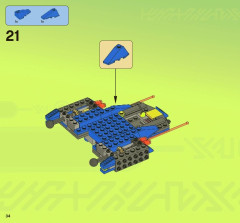 LEGO 7067 instructions page 34 – build guide