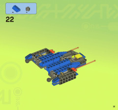 LEGO 7067 instructions page 35 – build guide