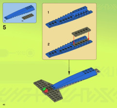 LEGO 7067 instructions page 40 – build guide