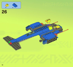 LEGO 7067 instructions page 42 – build guide