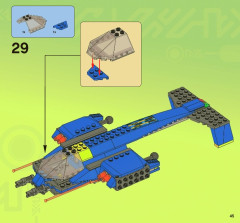 LEGO 7067 instructions page 45 – build guide