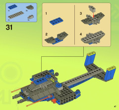 LEGO 7067 instructions page 47 – build guide