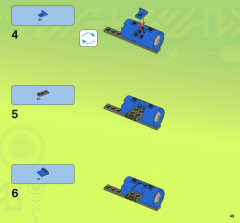 LEGO 7067 instructions page 49 – build guide